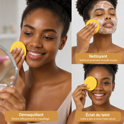 Pads Nettoyants au Curcuma 3 en 1