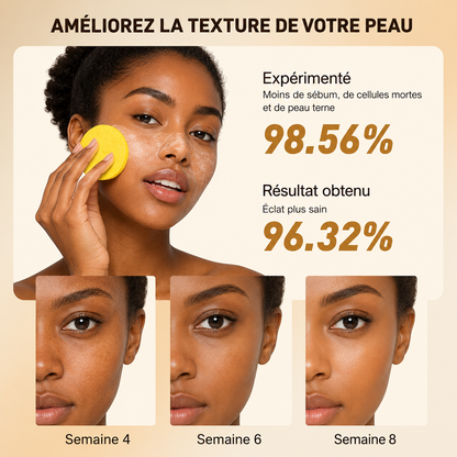 Pads Nettoyants au Curcuma 3 en 1
