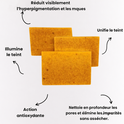 Savon Anti-Taches & Hyperpigmentation au curcuma