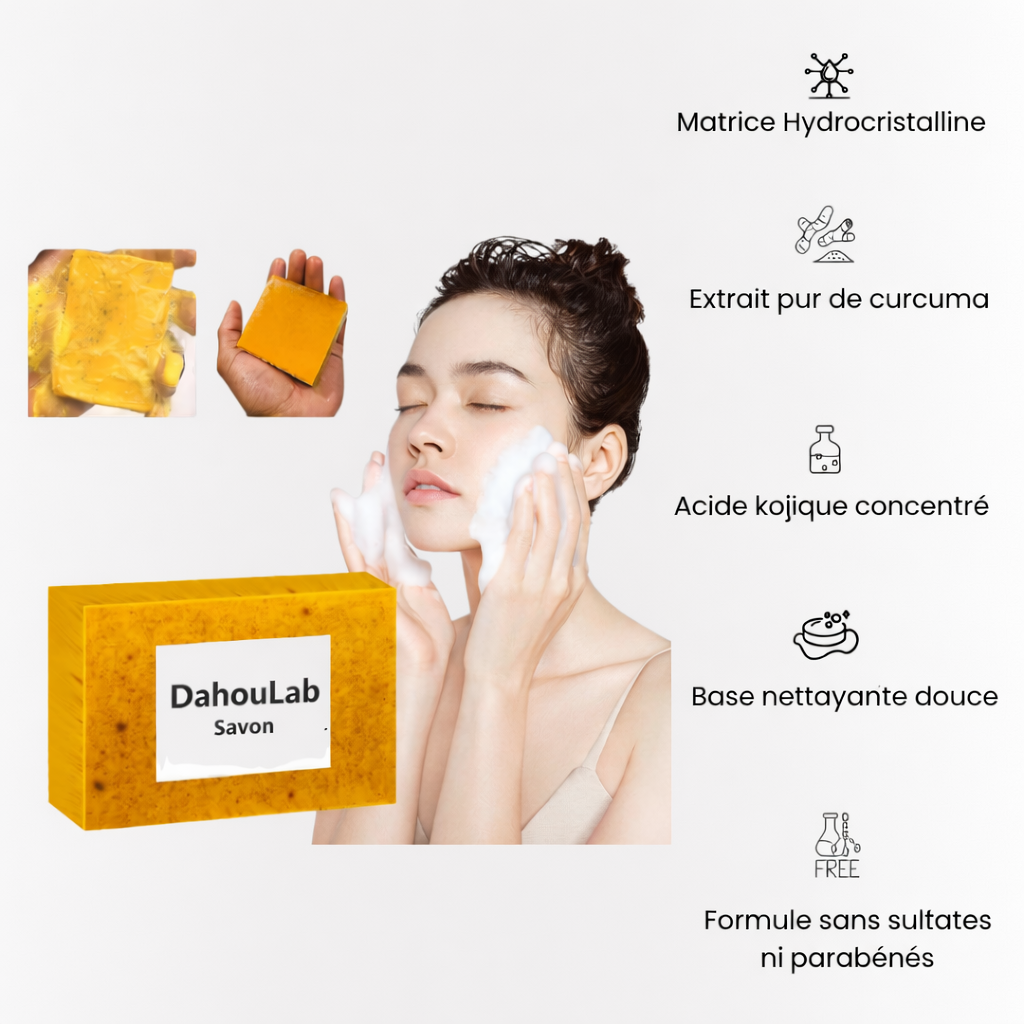 Savon Anti-Taches & Hyperpigmentation au curcuma